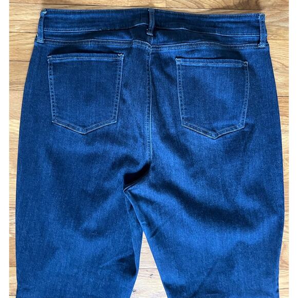NYDJ Womens Lift Tuck Marilyn Straight Blue Jeans Plus Size 16 Minimalist $99 - Picture 5 of 10